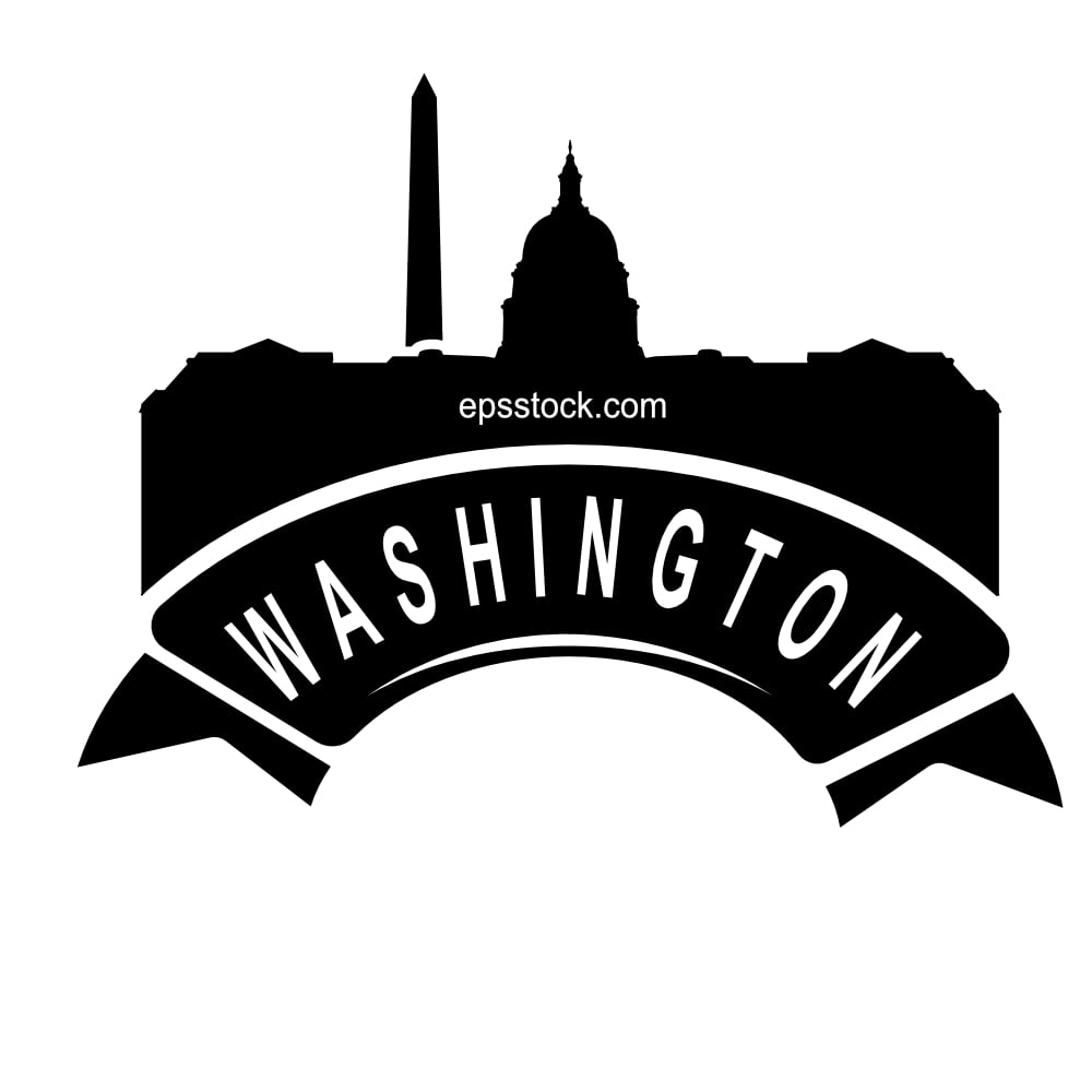 Washington city skyline
