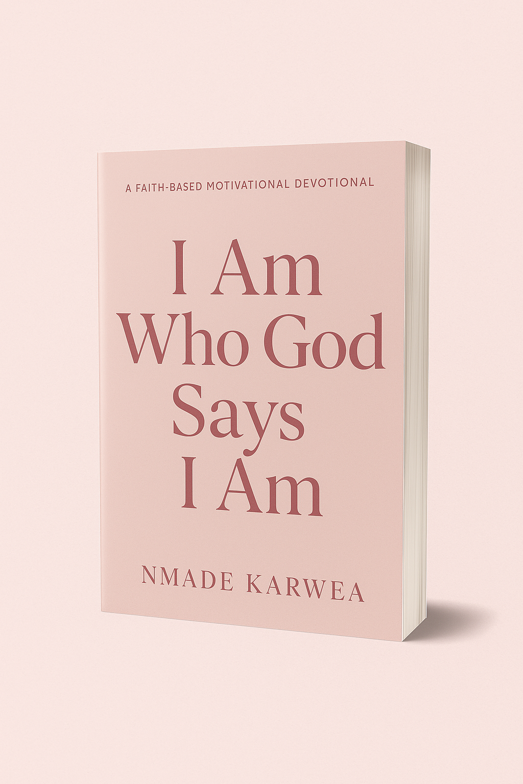 Rediscover who you are in Christ with this elegant, Scripture-filled devotional. A perfect faith-based guide to help you walk in confidence, peace, and purpose every day.