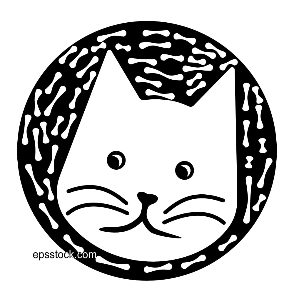 white cat logo