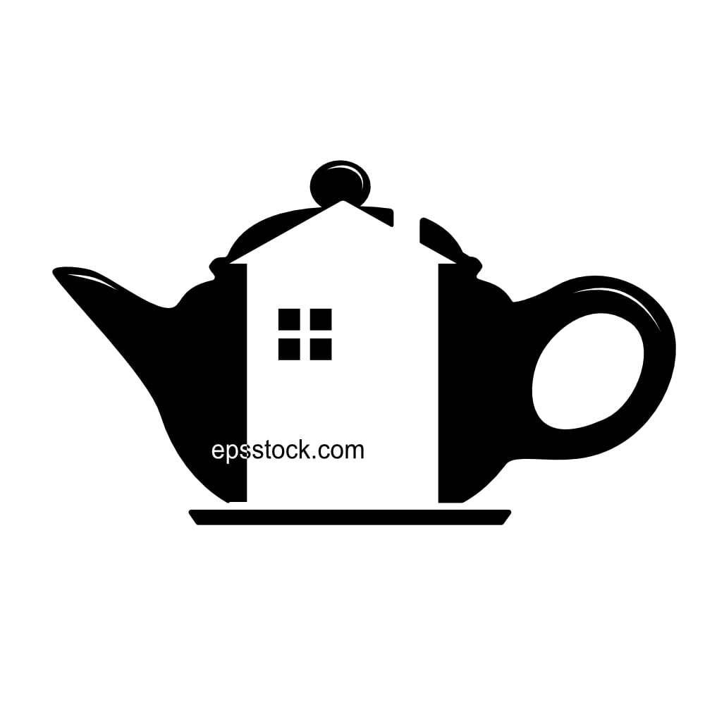 Tea house logo