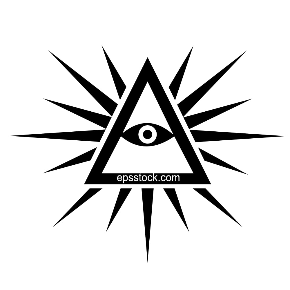 All-seeing eye of God