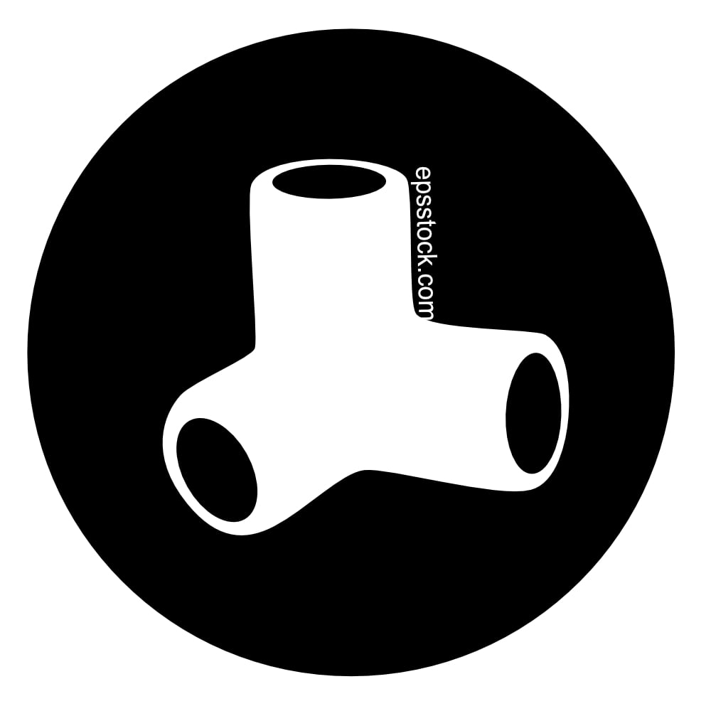 White Pvc Pipe corner three-way Connector