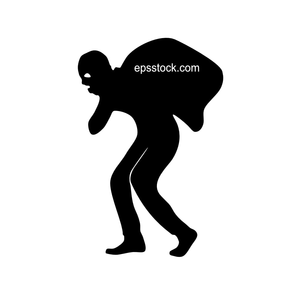 thief with bag