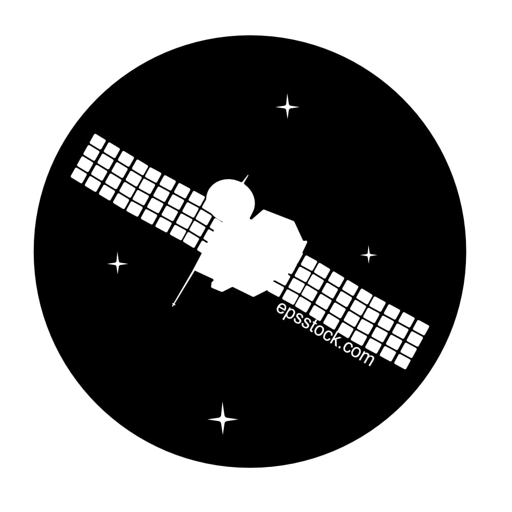 Satellite in space