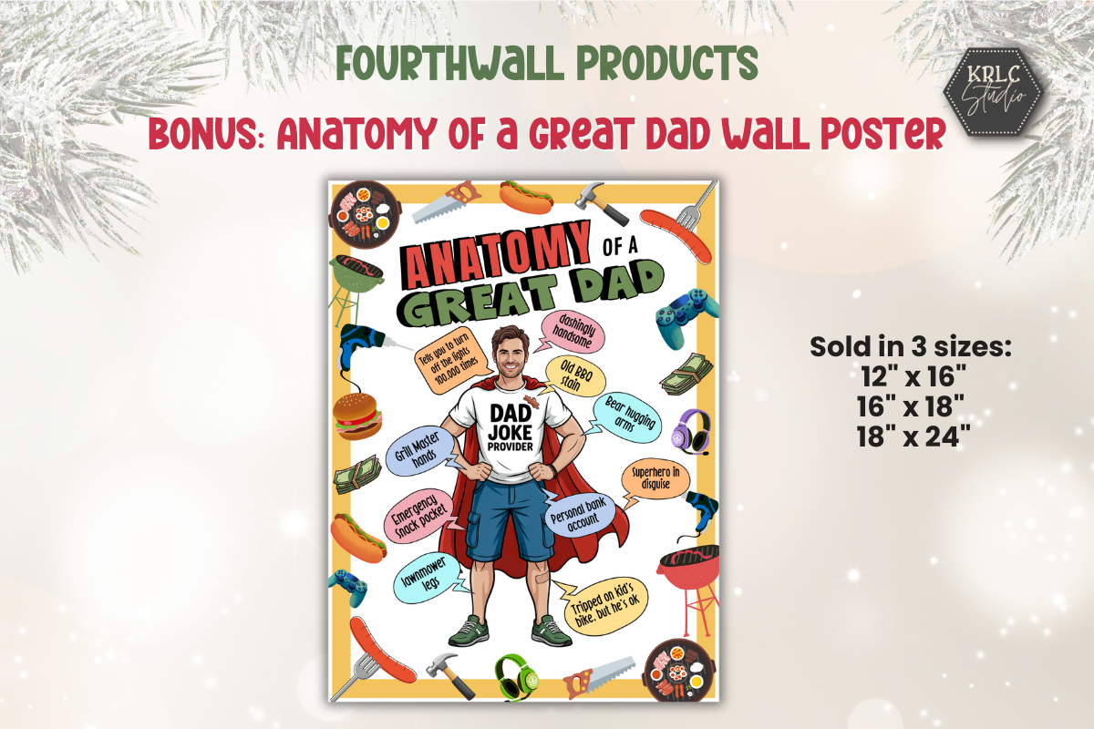 Christmas Printables BUNDLE for Dad - KRLC Studio
