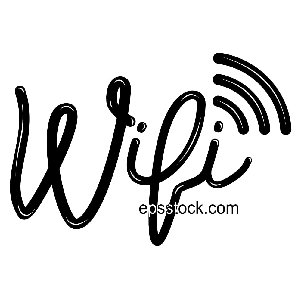 Wifi lettering