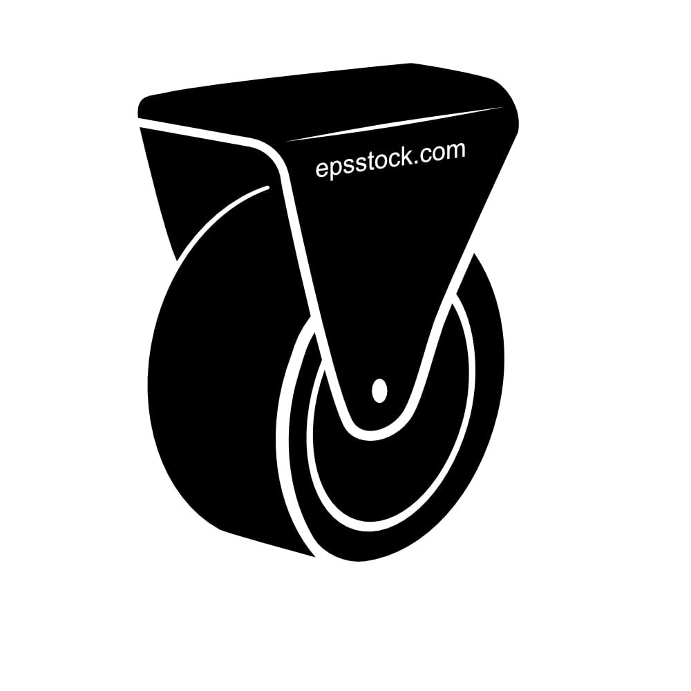 Industrial swivel caster wheel