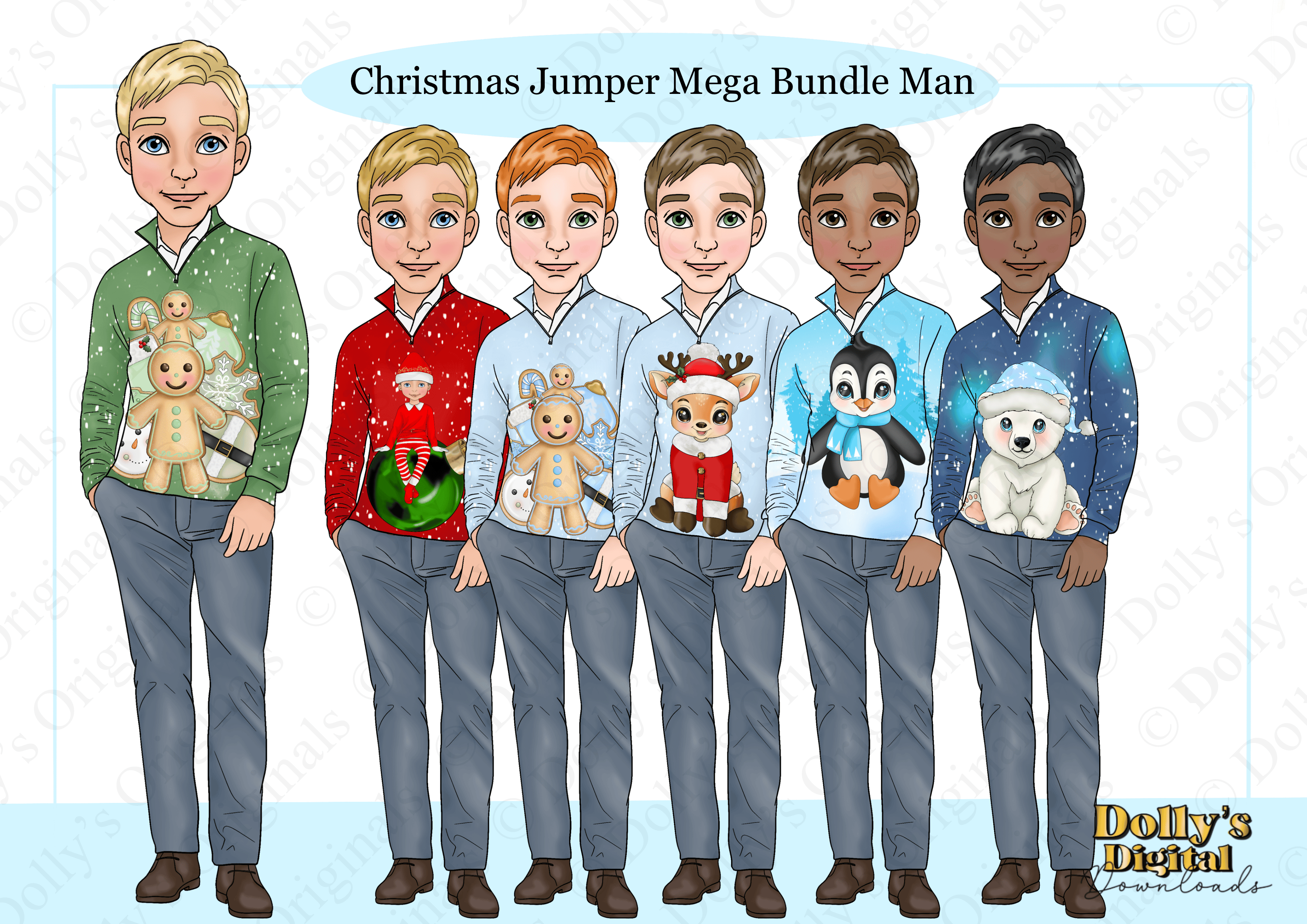 Christmas Jumper Mega Bundle Man - Payhip