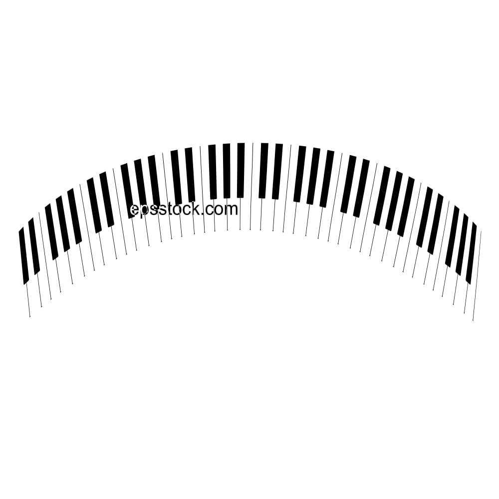 Piano round keyboards