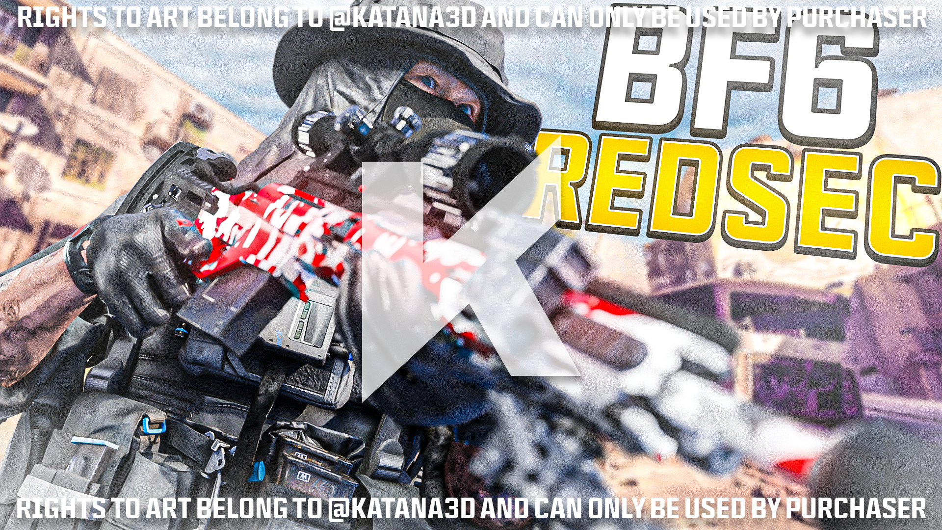 BF6 Battlefield Thumbnail - Redsec Gold M2010 Sniper (6 Versions) - Payhip