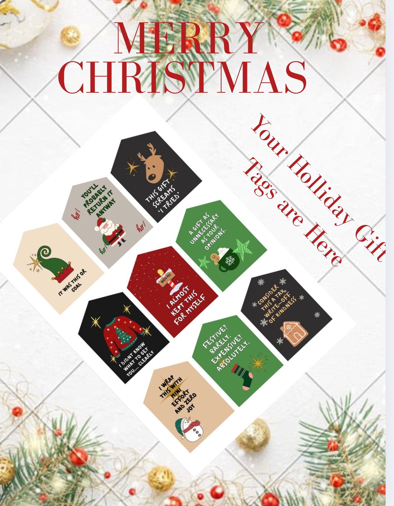 Christmas Gift Tags - Payhip
