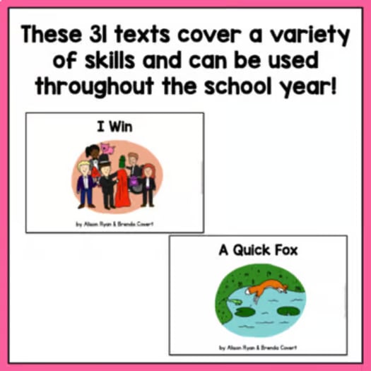 Decodable Readers | Book and Passages Formats | Kindergarten Bundle | SOR