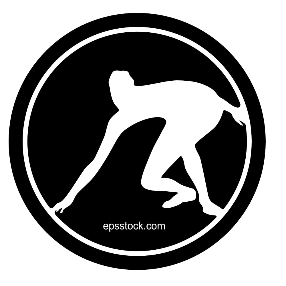 Run man logo