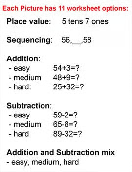 Superhero Hundreds Chart Math Mystery Pictures - Color by Number Activity