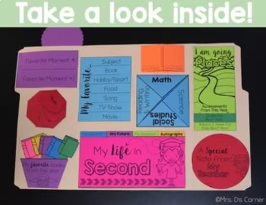 End of the Year Activity | End of Year Memory Book Lapbook Grades K-6