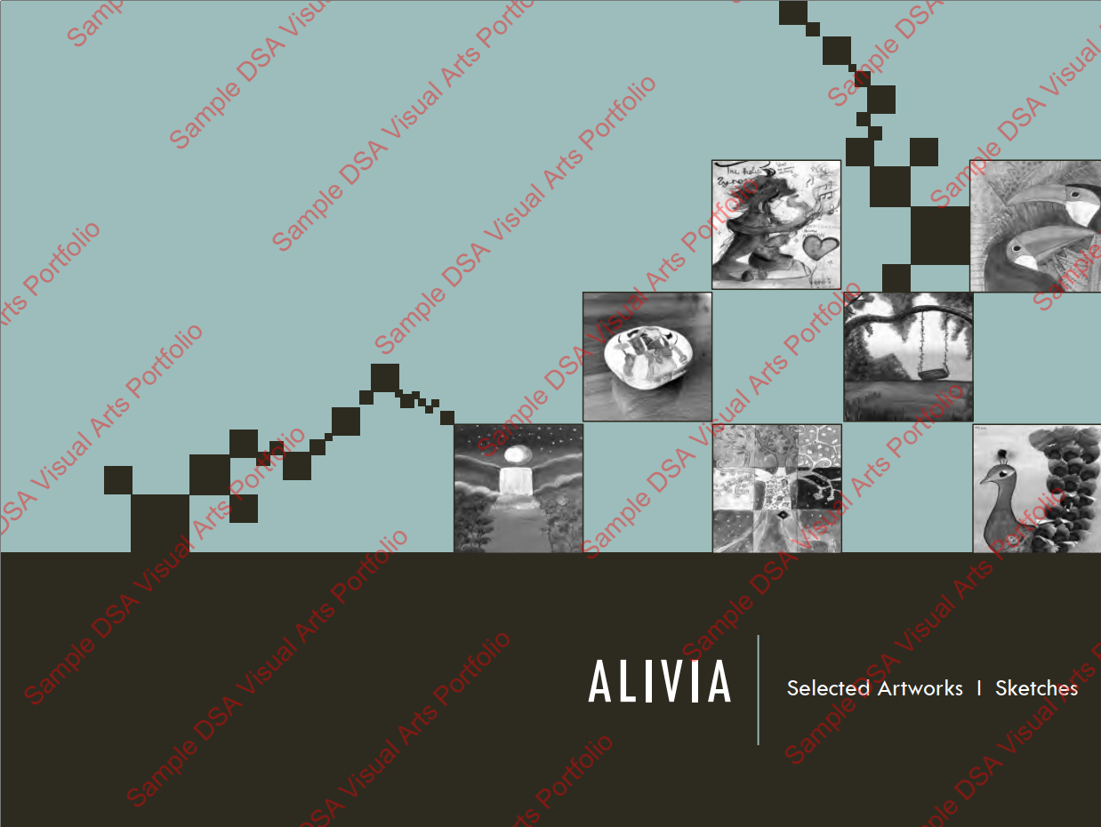 Sample Portfolio for DSA Visual Arts - Cover Page