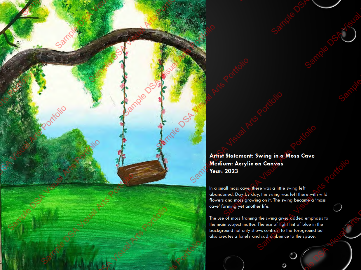 Sample Portfolio for DSA Visual Arts - Sample Artwork