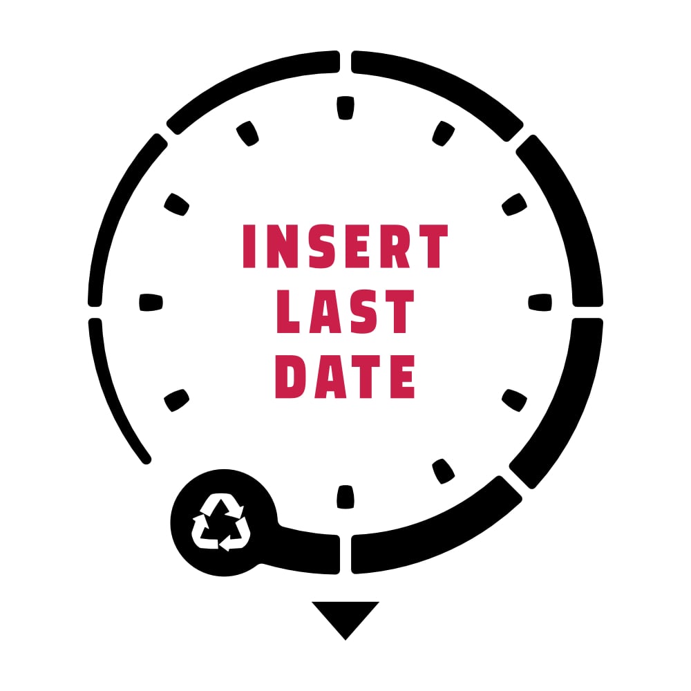 product expiration period emblem