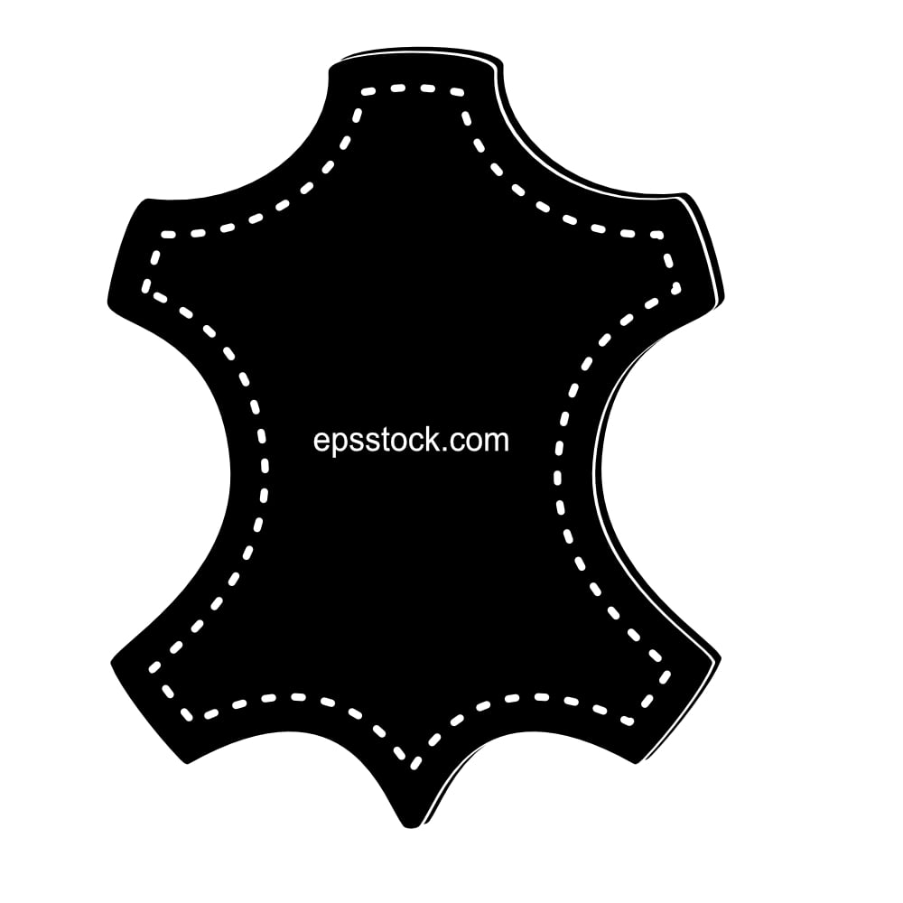 Genuine leather emblem