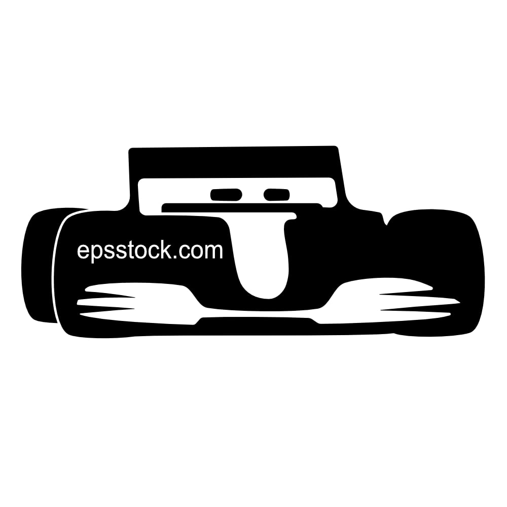 formula 1 front view