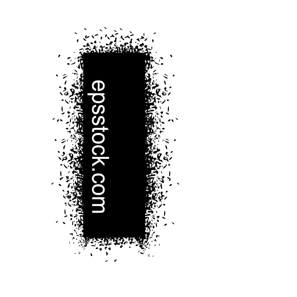 letter I with Spray Paint Drips