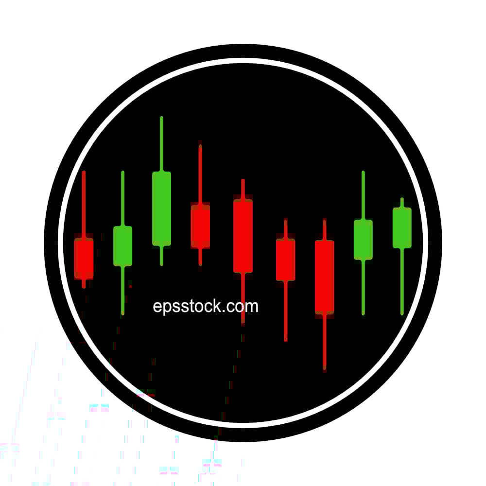 Trade stock trading emblem