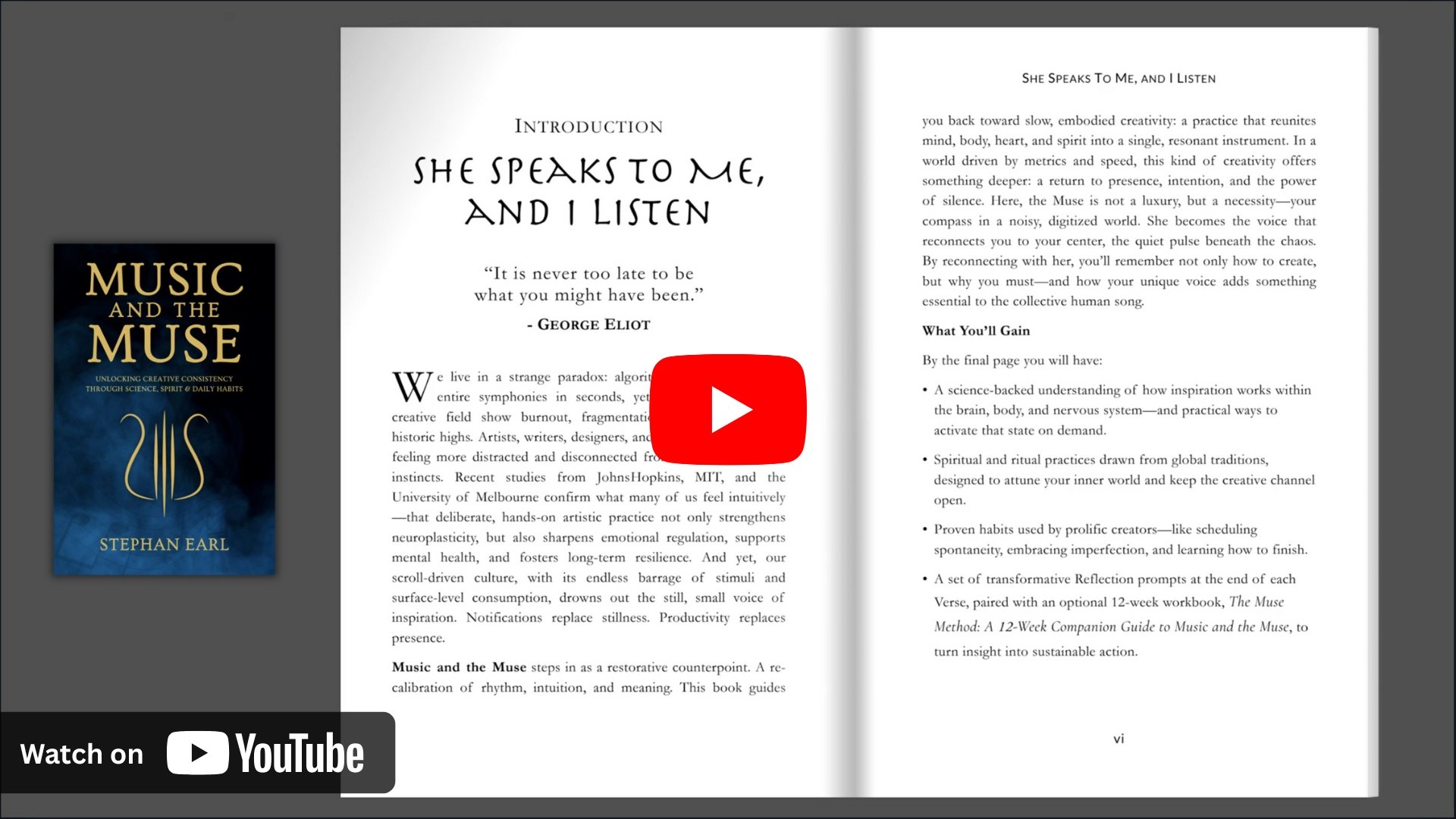 Look Inside Music and the Muse by Stephan Earl