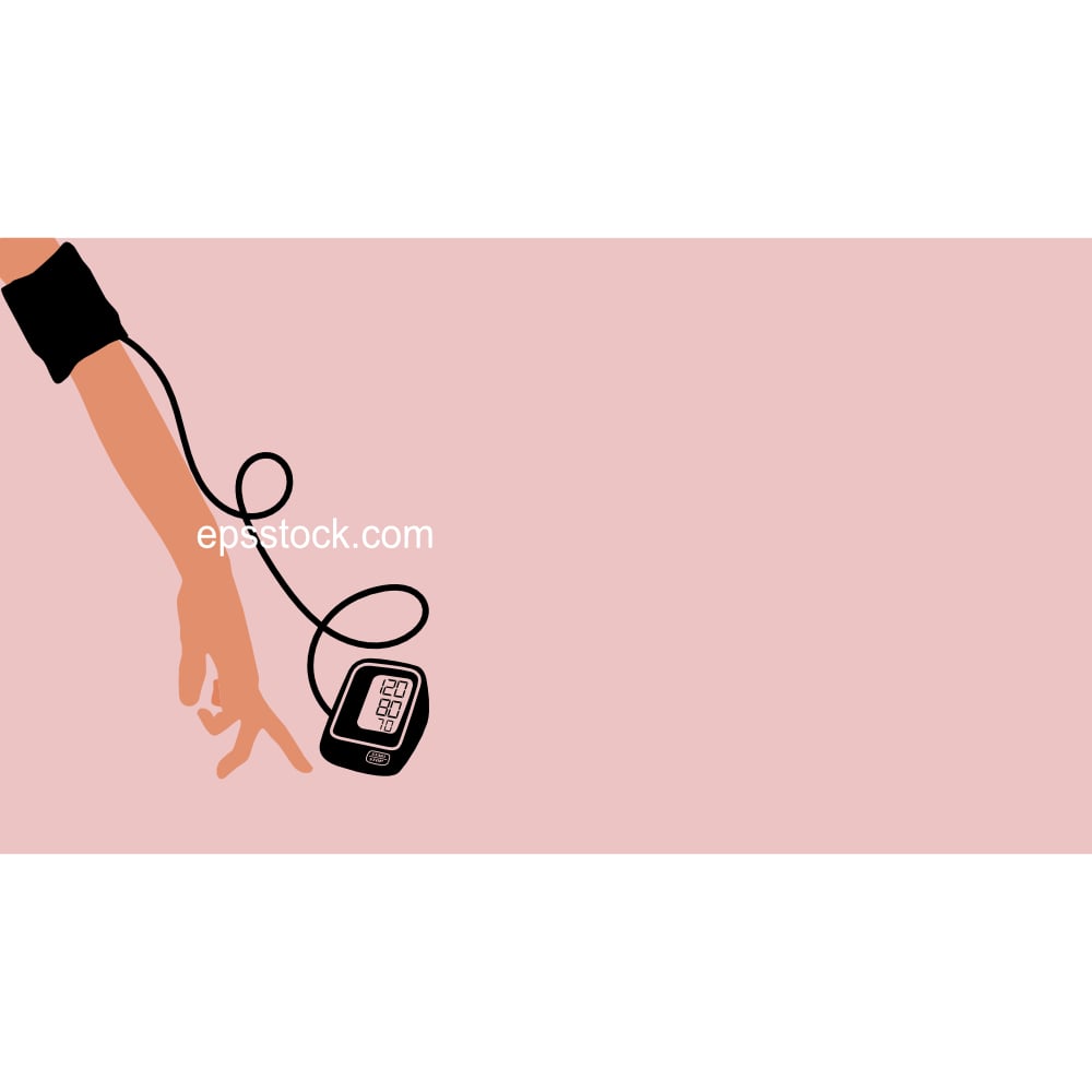 checking arterial blood pressure