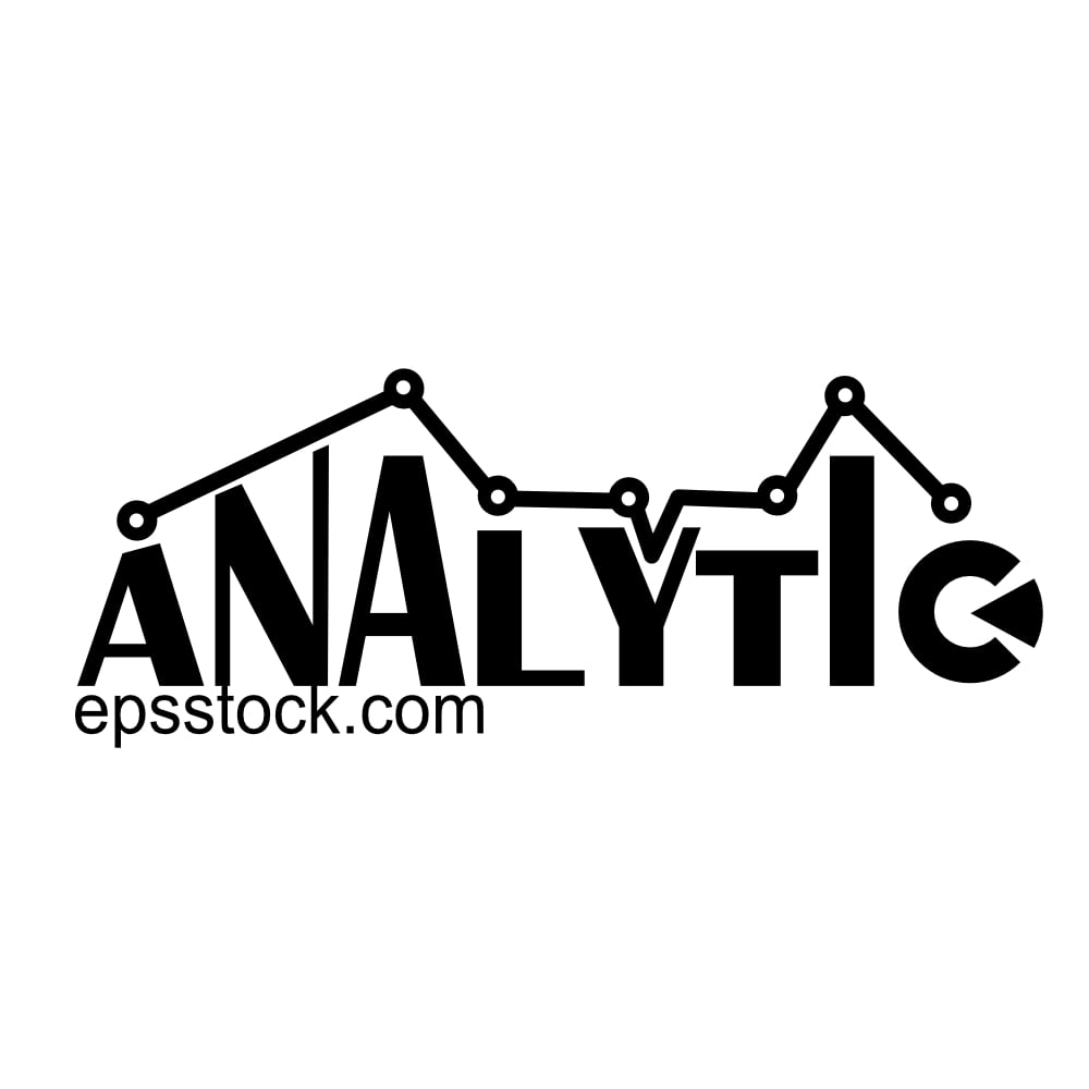 Business analytics emblem