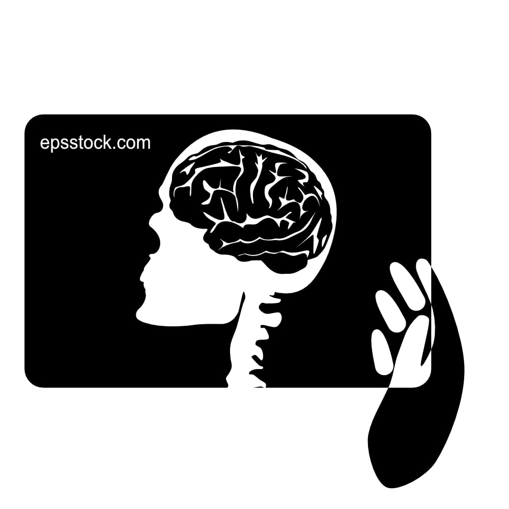 Hand and X-ray with Brain