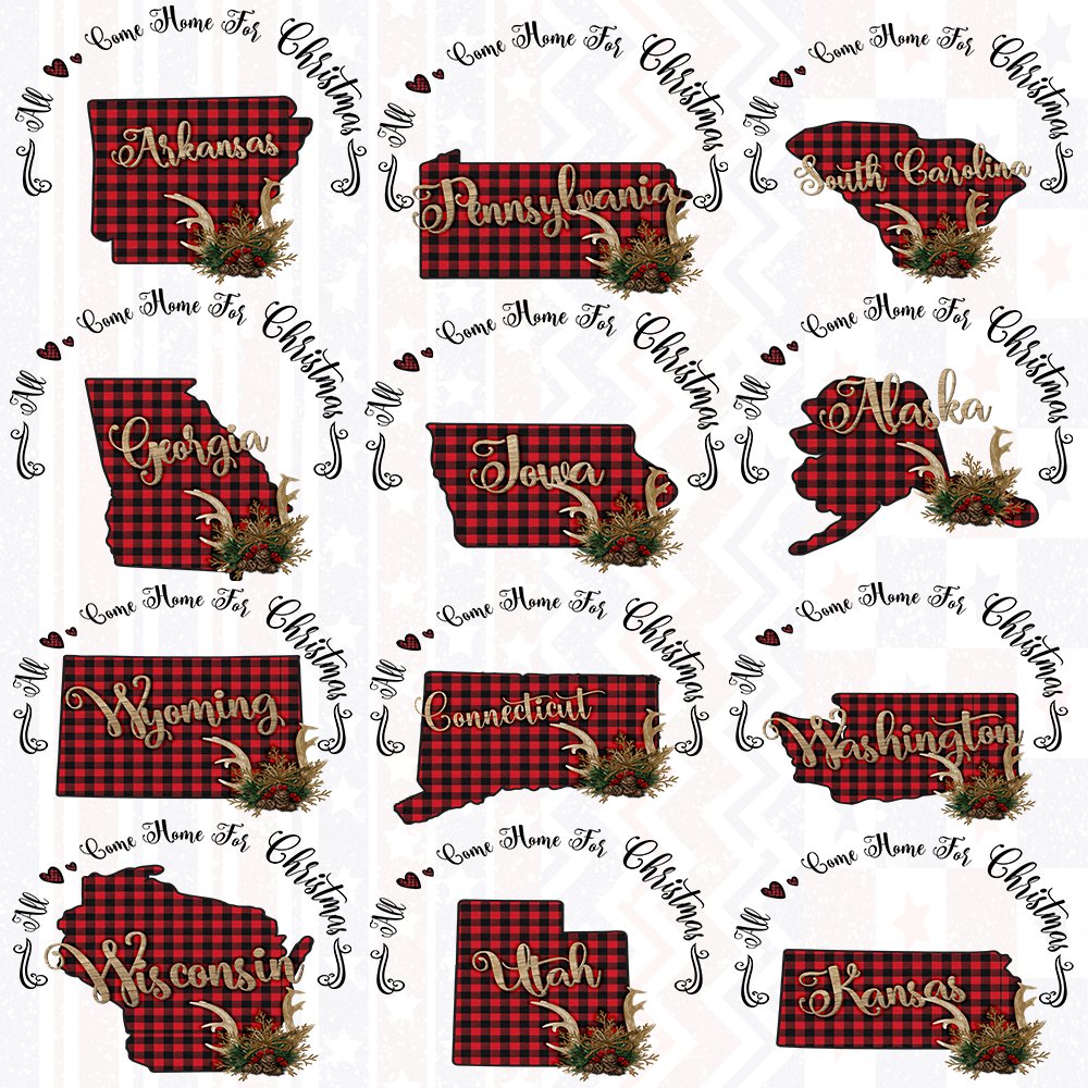 all come home for christmas, christmas state png, us states christmas design, home for holidays png, christmas sublimation bundle, festive state map, holiday clipart png, state christmas t-shirt, christmas mug design, usa christmas png, christmas state ou