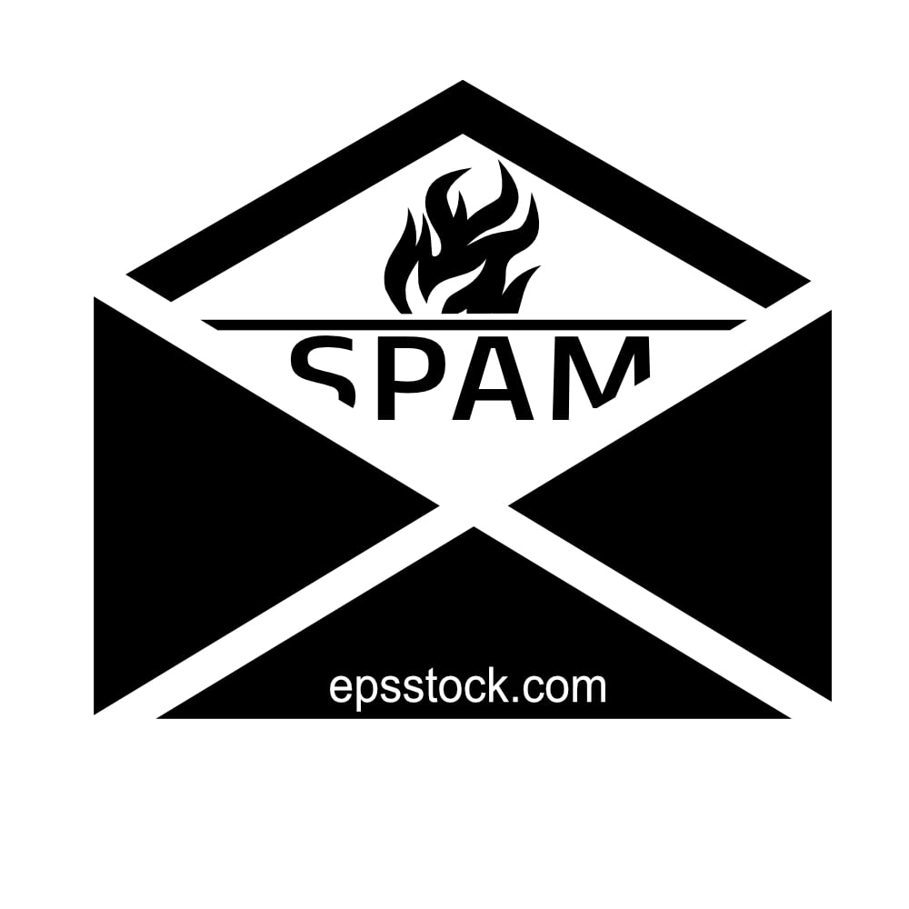 open email with spam