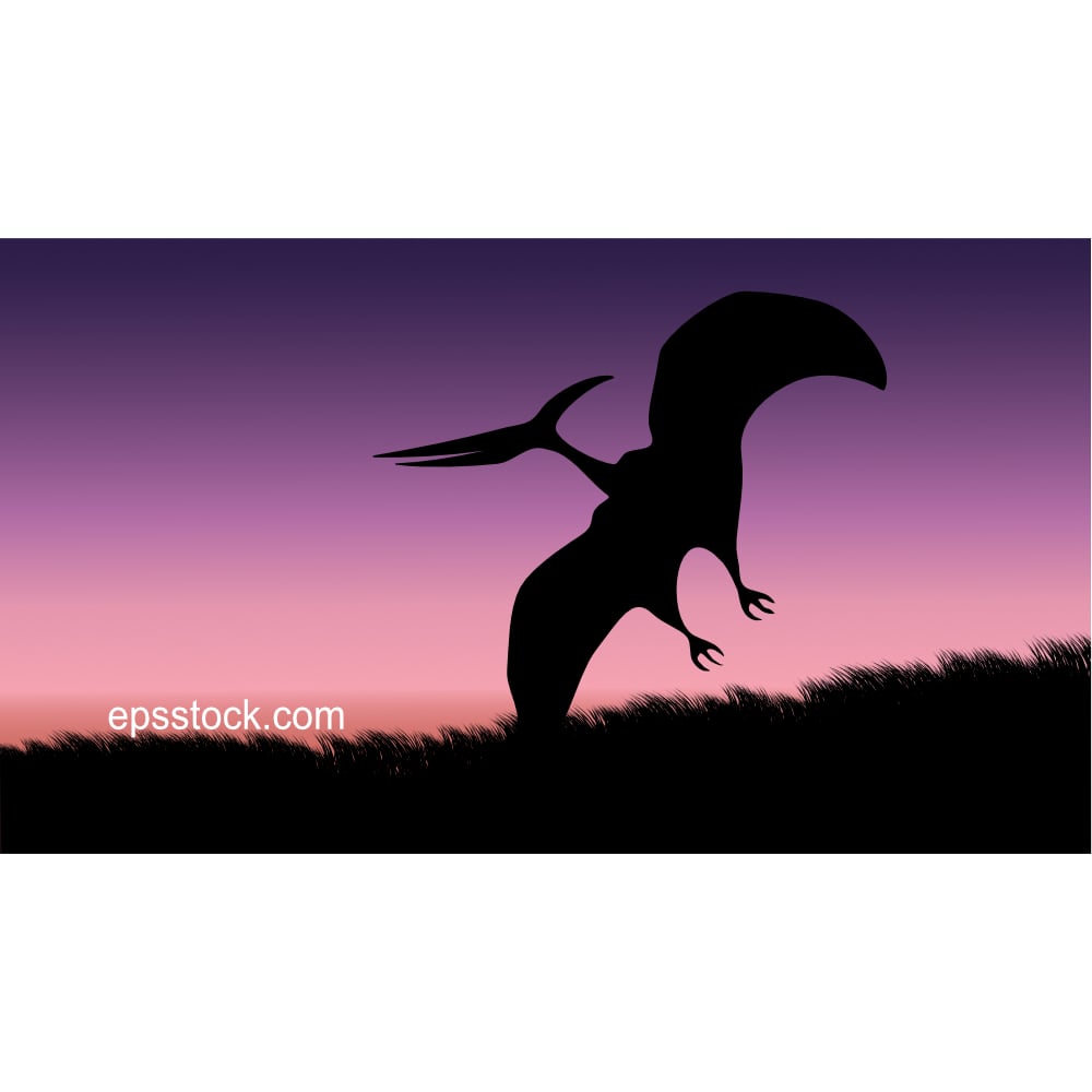 Pterodactyl in the sky