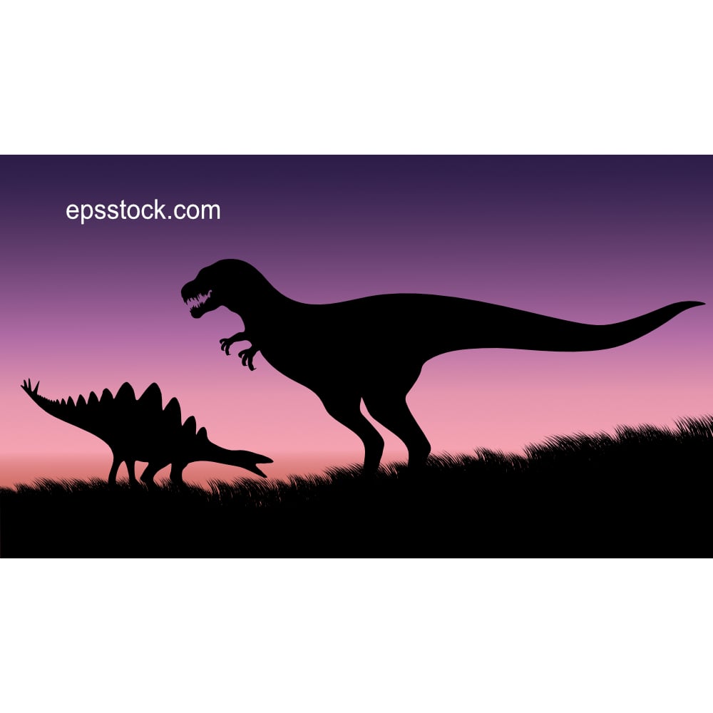 Stegosaurus vs tyrannosaurus rex