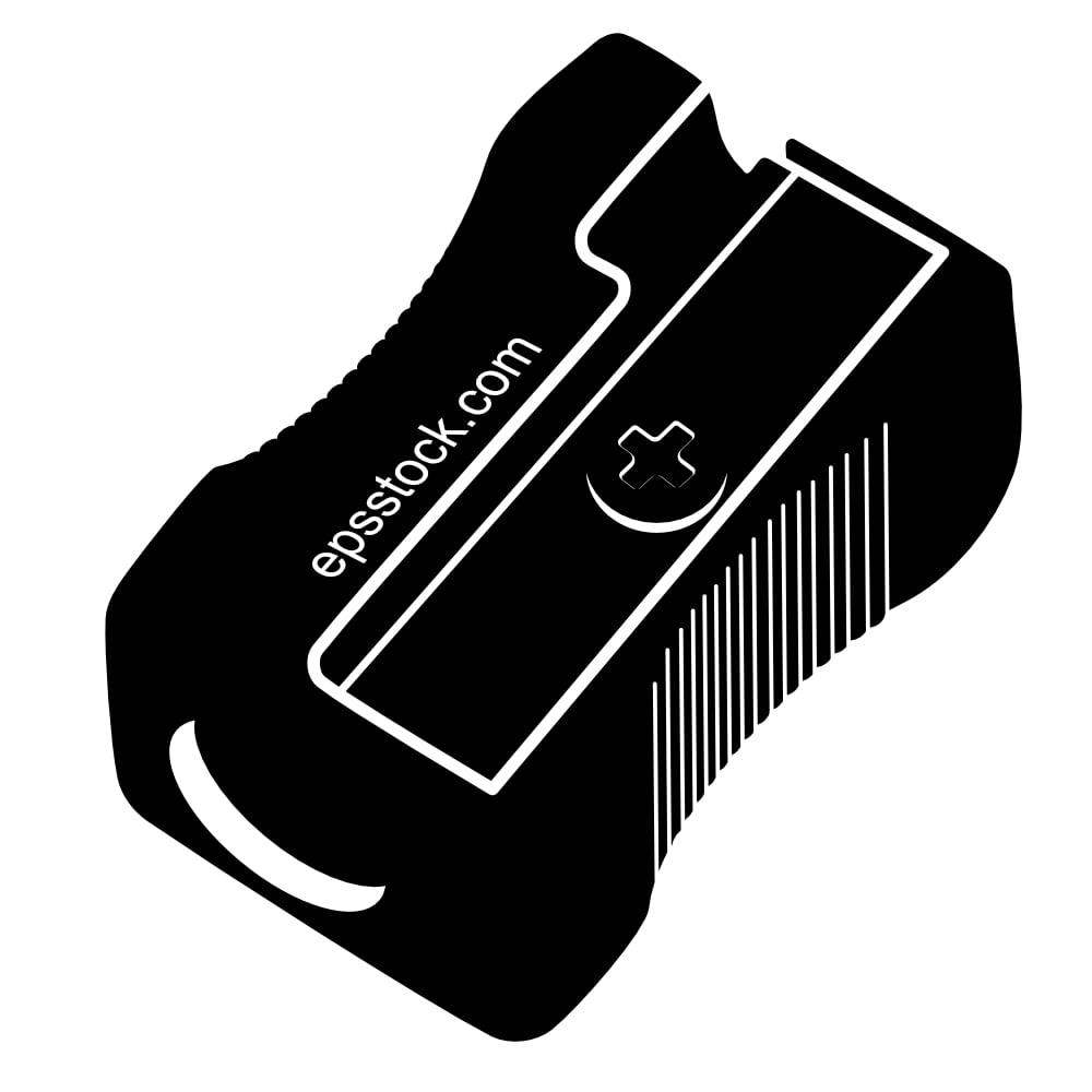 Pencil sharpener emblem