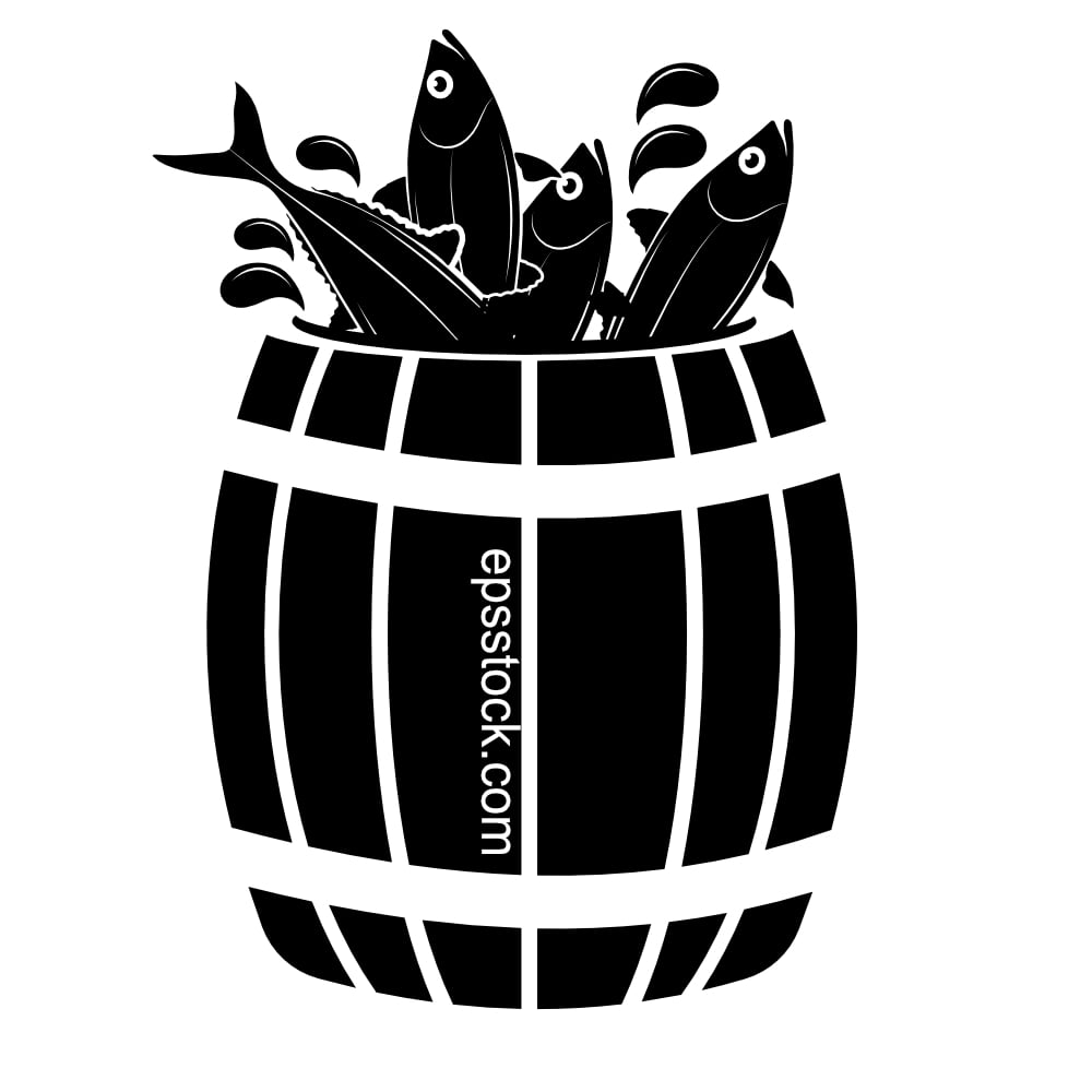 Barrel of fish