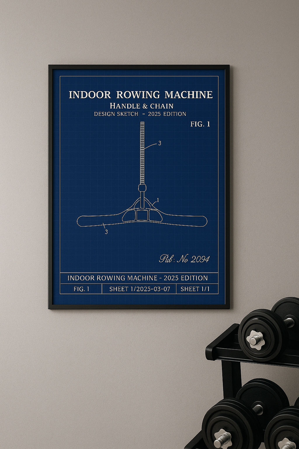 Indoor Rowing Machine - Handle & Chain - Payhip