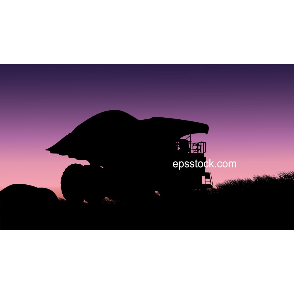 Large dump truck at a quarry