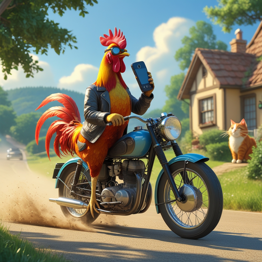 Colorful rooster - Payhip