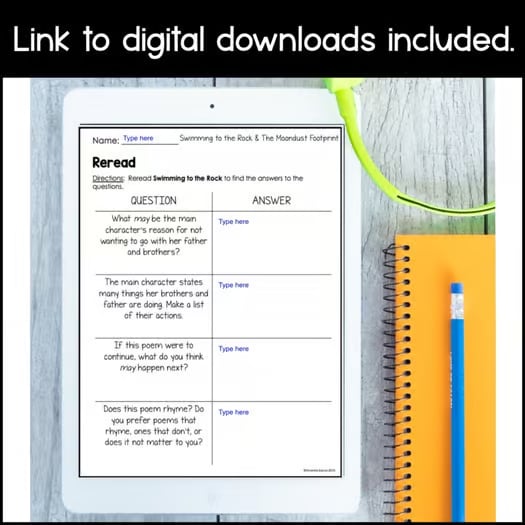 Wonders 4th Grade, Unit 4 Week 5: Swimming to the Rock • GOOGLE Classroom