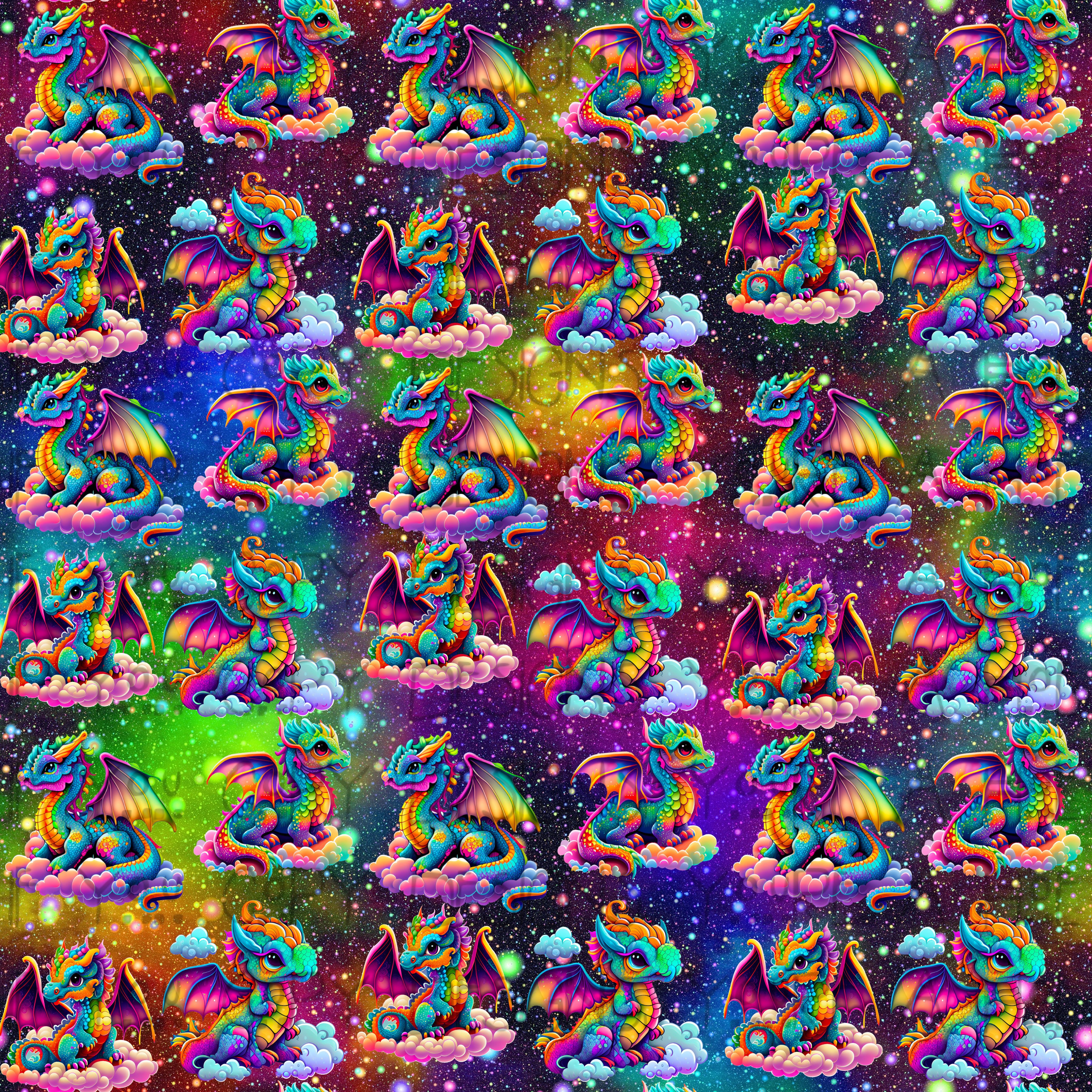 Rainbow Dragon Seamless - Payhip