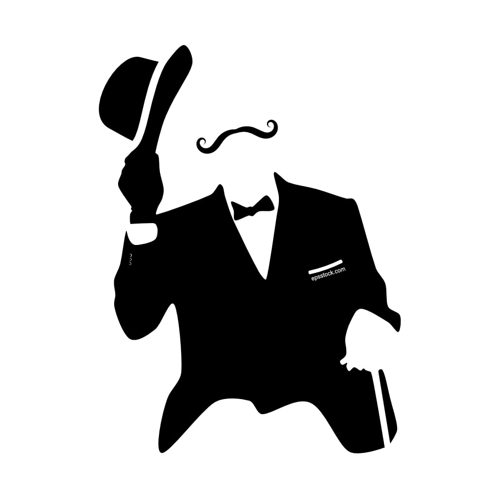 gentleman with mustache