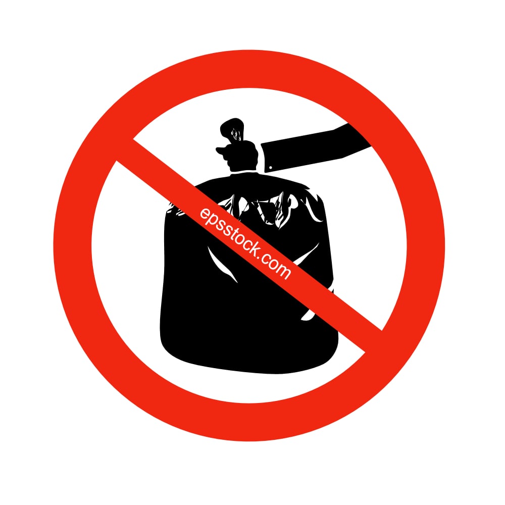 Don't Throw Rubbish Sign