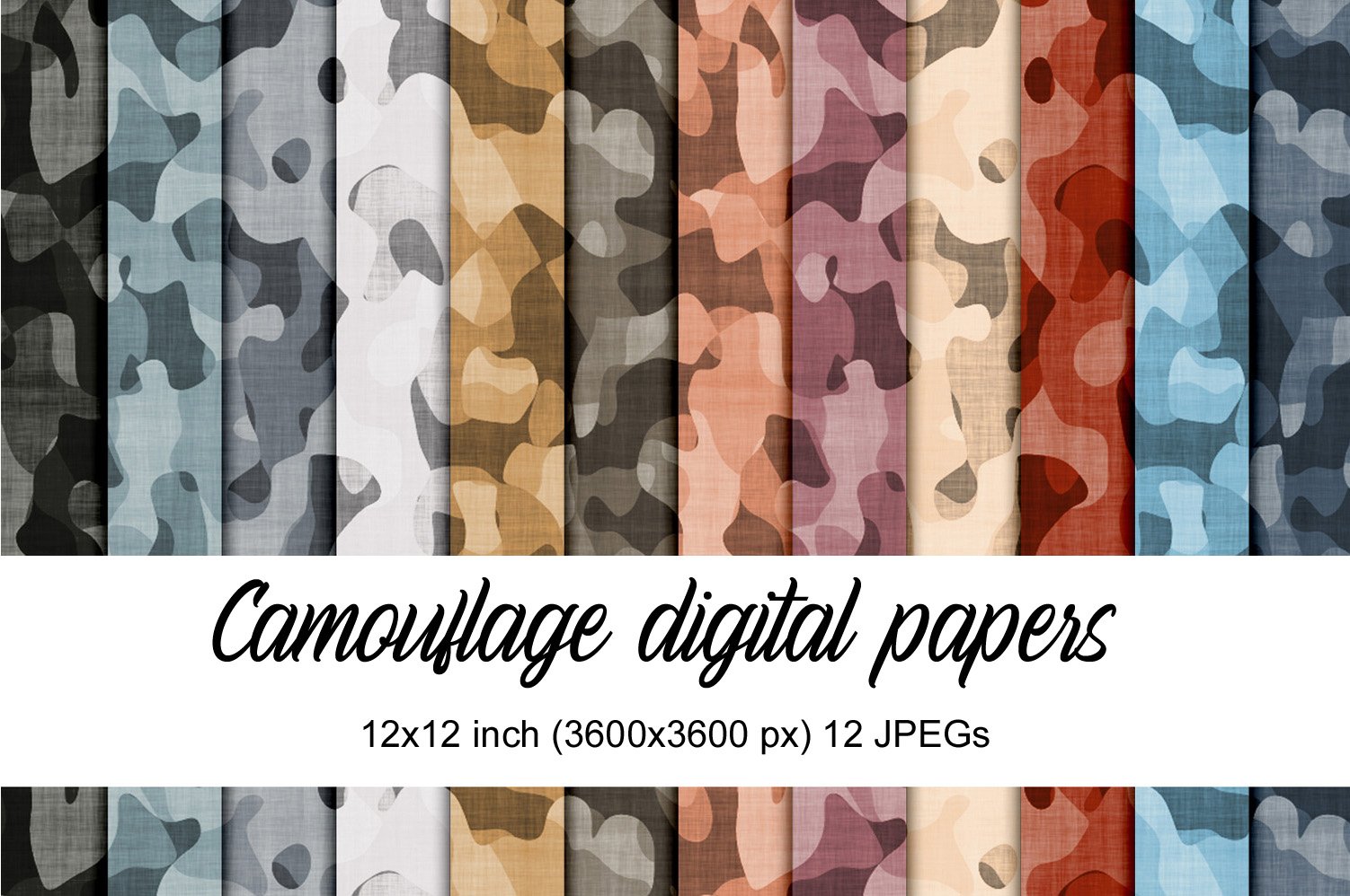 Camouflage Digital Papers - Payhip