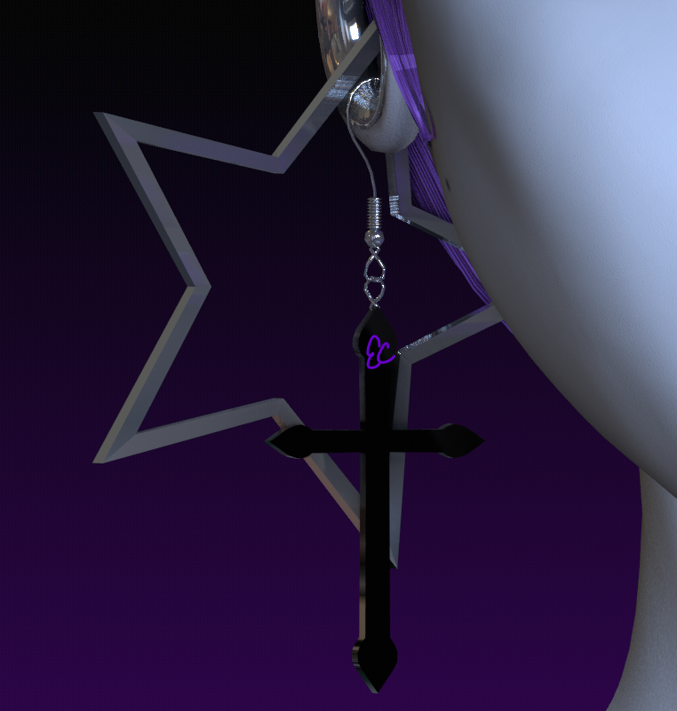 Commission for Zombite | Y2K Earring Set