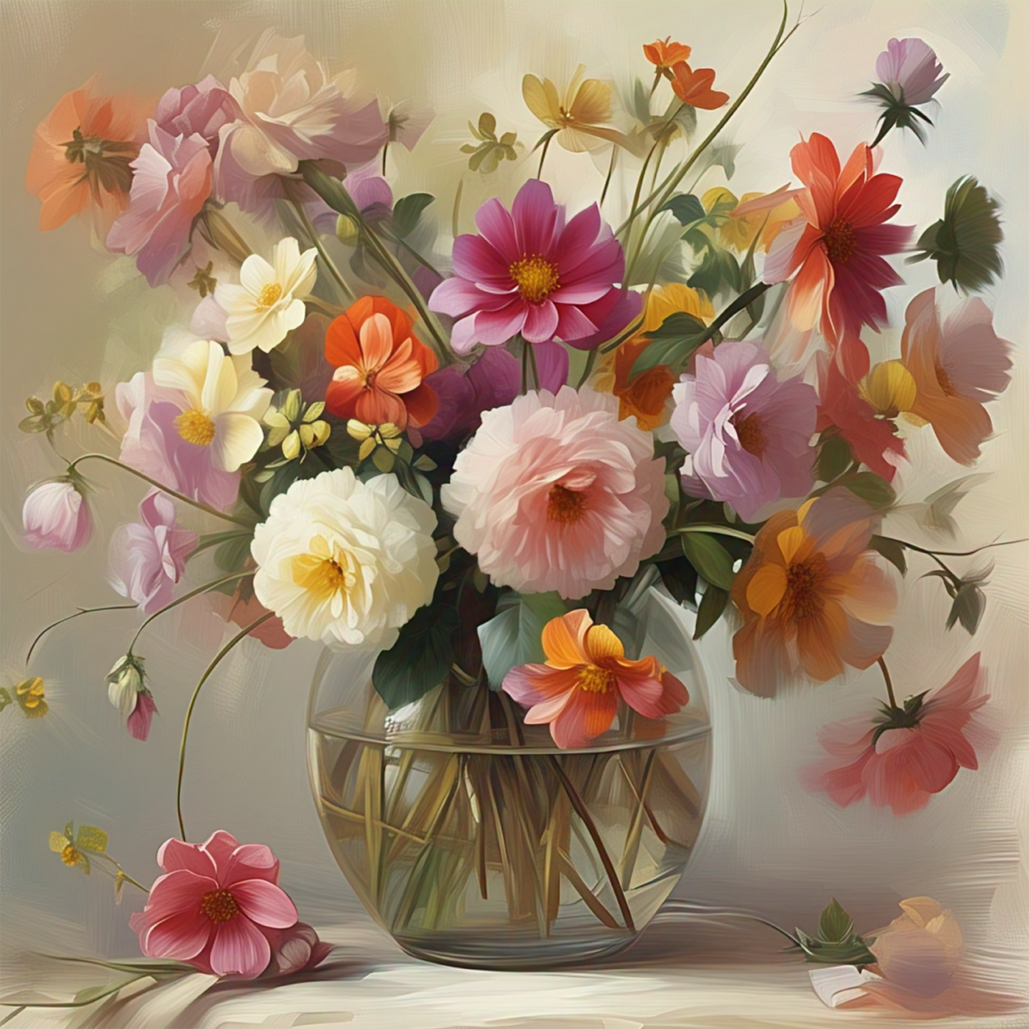 Digital Wall Art - Title : Heart of Bloom - Payhip