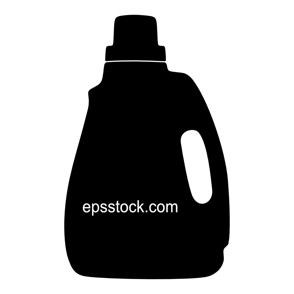 Cleaning product plastic container