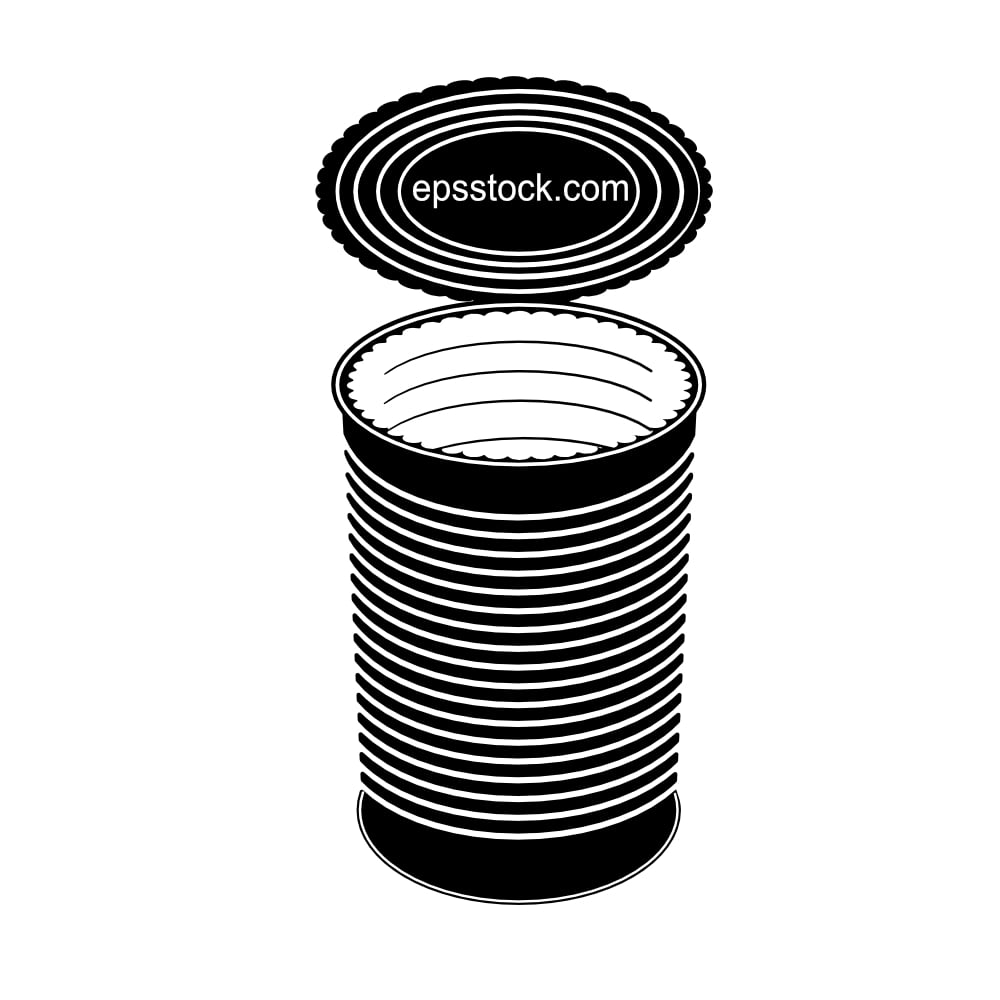 opened Tin can