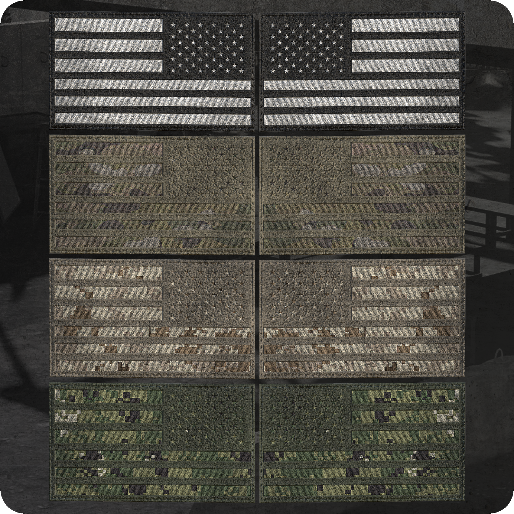 US/AMERICA FLAG PATCH PACK 5 - Payhip