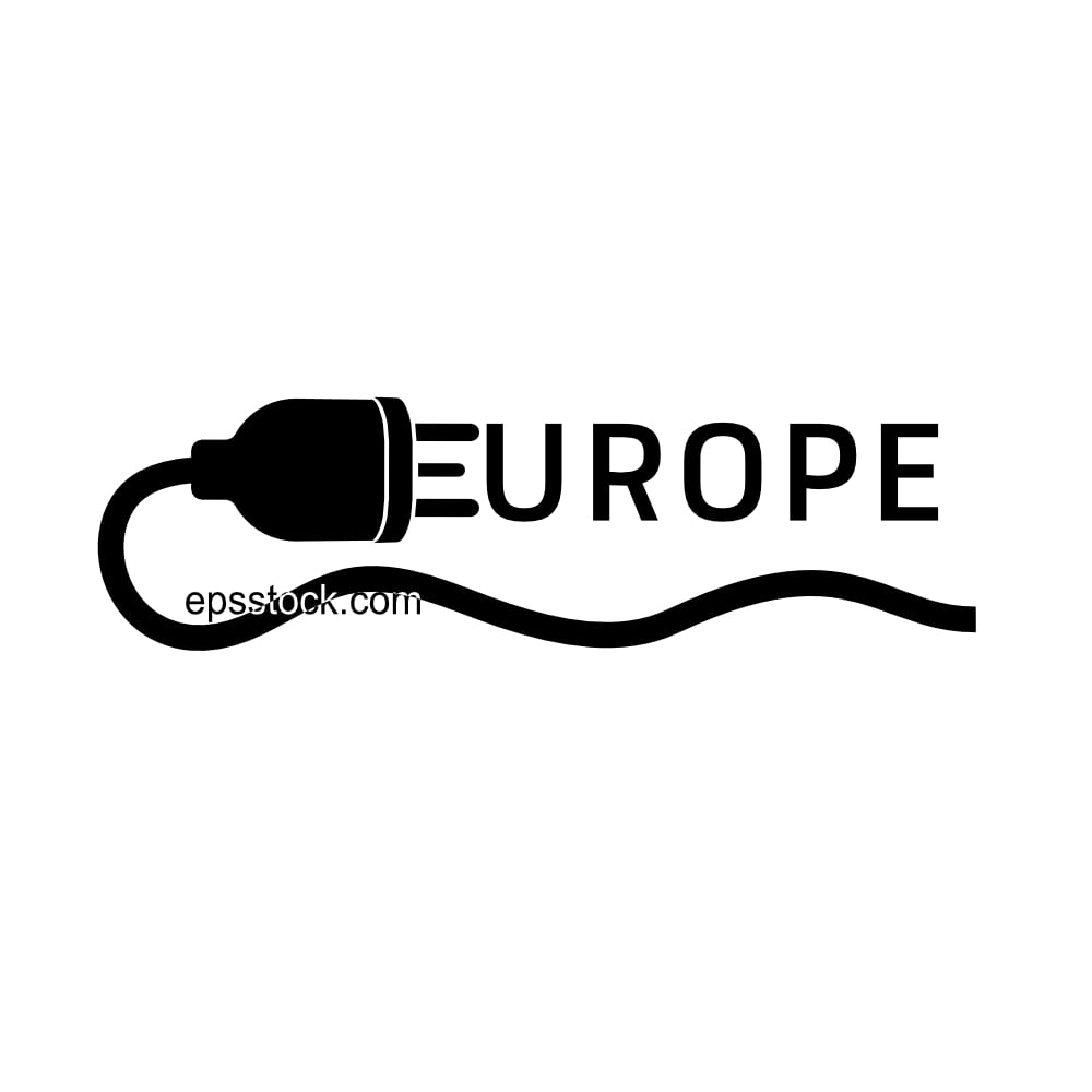 europe lettering
